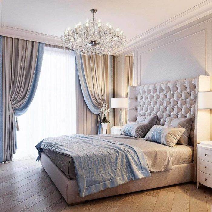 Bedroom curtains interior design