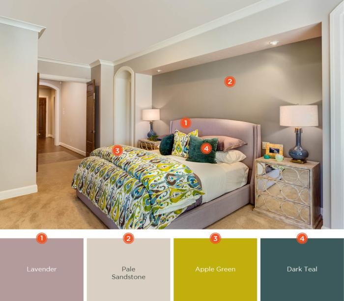 Bedroom interior design color