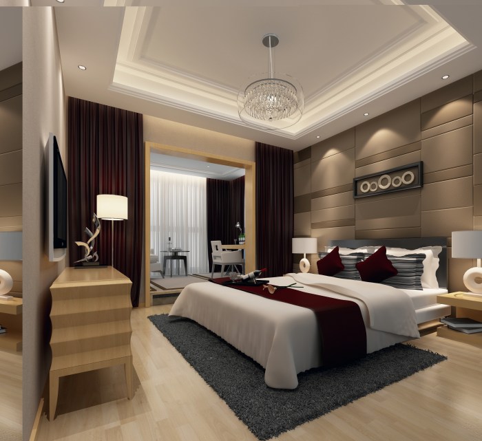 Bedroom interior design 3d